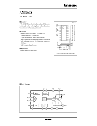 datasheet for AN8267S by Panasonic - Semiconductor Company of Matsushita Electronics Corporation