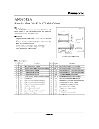 datasheet for AN3861SA by Panasonic - Semiconductor Company of Matsushita Electronics Corporation
