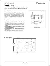 datasheet for AN6215S by Panasonic - Semiconductor Company of Matsushita Electronics Corporation