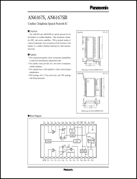 datasheet for AN6167S by Panasonic - Semiconductor Company of Matsushita Electronics Corporation