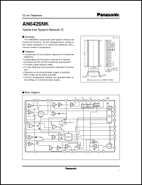 datasheet for AN6426NK by Panasonic - Semiconductor Company of Matsushita Electronics Corporation