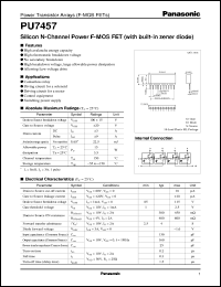 datasheet for PUB7457 by Panasonic - Semiconductor Company of Matsushita Electronics Corporation