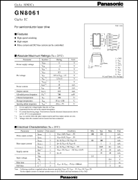 datasheet for GN08061 by Panasonic - Semiconductor Company of Matsushita Electronics Corporation