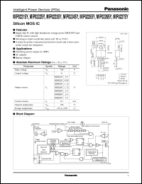 datasheet for MIP0221SY by Panasonic - Semiconductor Company of Matsushita Electronics Corporation