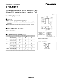 datasheet for XN0A312 by Panasonic - Semiconductor Company of Matsushita Electronics Corporation