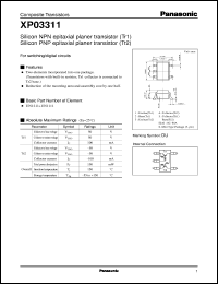 datasheet for XP03311 by Panasonic - Semiconductor Company of Matsushita Electronics Corporation