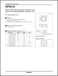 datasheet for XP04315 by Panasonic - Semiconductor Company of Matsushita Electronics Corporation