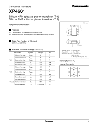 datasheet for XP04601 by Panasonic - Semiconductor Company of Matsushita Electronics Corporation