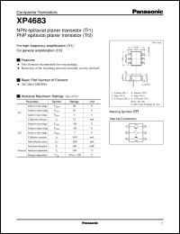 datasheet for XP04683 by Panasonic - Semiconductor Company of Matsushita Electronics Corporation
