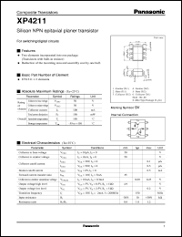 datasheet for XP04211 by Panasonic - Semiconductor Company of Matsushita Electronics Corporation