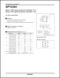 datasheet for XP0C301 by Panasonic - Semiconductor Company of Matsushita Electronics Corporation