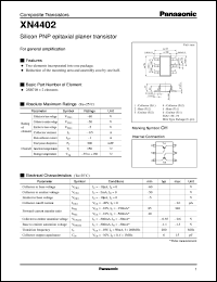 datasheet for XN04402 by Panasonic - Semiconductor Company of Matsushita Electronics Corporation