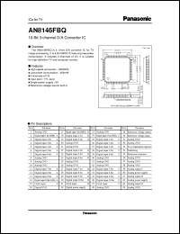 datasheet for AN8146FBQ by Panasonic - Semiconductor Company of Matsushita Electronics Corporation