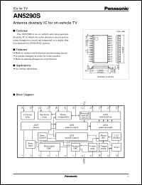 datasheet for AN5290S by Panasonic - Semiconductor Company of Matsushita Electronics Corporation