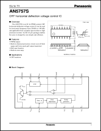 datasheet for AN5757S by Panasonic - Semiconductor Company of Matsushita Electronics Corporation