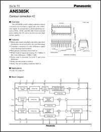datasheet for AN5385K by Panasonic - Semiconductor Company of Matsushita Electronics Corporation