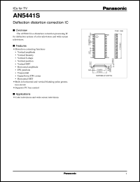 datasheet for AN5441S by Panasonic - Semiconductor Company of Matsushita Electronics Corporation