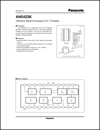 datasheet for AN5422K by Panasonic - Semiconductor Company of Matsushita Electronics Corporation