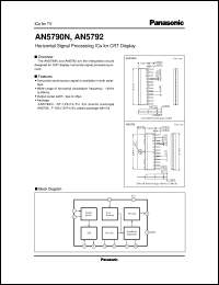 datasheet for AN5790N by Panasonic - Semiconductor Company of Matsushita Electronics Corporation