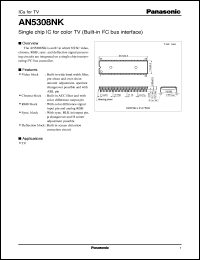 datasheet for AN5308NK by Panasonic - Semiconductor Company of Matsushita Electronics Corporation