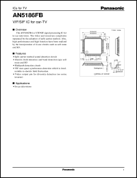 datasheet for AN5186FB by Panasonic - Semiconductor Company of Matsushita Electronics Corporation