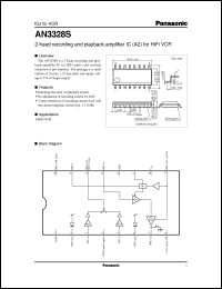 datasheet for AN3328S by Panasonic - Semiconductor Company of Matsushita Electronics Corporation