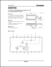 datasheet for AN3375S by Panasonic - Semiconductor Company of Matsushita Electronics Corporation