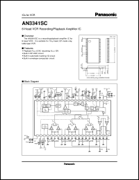 datasheet for AN3341SC by Panasonic - Semiconductor Company of Matsushita Electronics Corporation