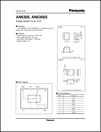 datasheet for AN6308S by Panasonic - Semiconductor Company of Matsushita Electronics Corporation