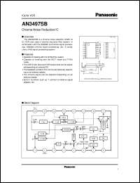 datasheet for AN3497SB by Panasonic - Semiconductor Company of Matsushita Electronics Corporation