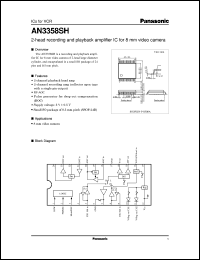 datasheet for AN3358SH by Panasonic - Semiconductor Company of Matsushita Electronics Corporation