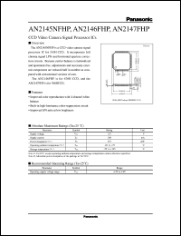 datasheet for AN2146FHP by Panasonic - Semiconductor Company of Matsushita Electronics Corporation