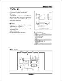 datasheet for AN2018S by Panasonic - Semiconductor Company of Matsushita Electronics Corporation