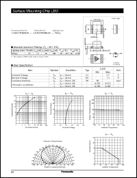 datasheet for LNJ015W8BRAV by Panasonic - Semiconductor Company of Matsushita Electronics Corporation