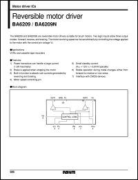 datasheet for BA6209 by ROHM
