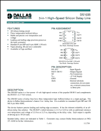datasheet for DS1035M-60 by Dallas Semiconductor
