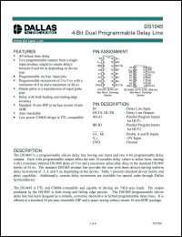datasheet for DS1045-3 by Dallas Semiconductor