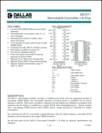 datasheet for DS1211N by Dallas Semiconductor