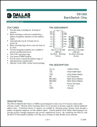 datasheet for DS1222 by Dallas Semiconductor