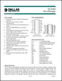 datasheet for DS1238A-10 by Dallas Semiconductor