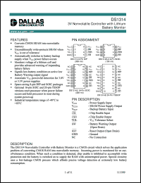 datasheet for DS1314 by Dallas Semiconductor