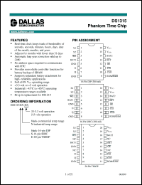 datasheet for DS1315-33 by Dallas Semiconductor