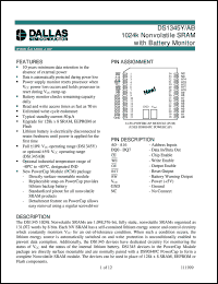 datasheet for DS1345ABP-100 by Dallas Semiconductor
