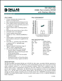 datasheet for DS1350ABP-100 by Dallas Semiconductor