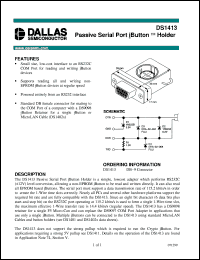 datasheet for DS1413 by Dallas Semiconductor