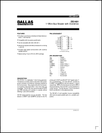 datasheet for DS1481S by Dallas Semiconductor