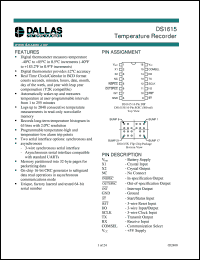 datasheet for DS1615 by Dallas Semiconductor