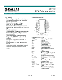 datasheet for DS1780E by Dallas Semiconductor
