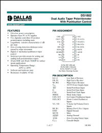 datasheet for DS1802 by Dallas Semiconductor
