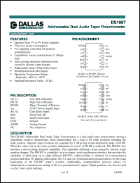 datasheet for DS1807 by Dallas Semiconductor